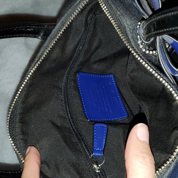 Coach Wool Satchel Hand Bag - Picture 13 of 16